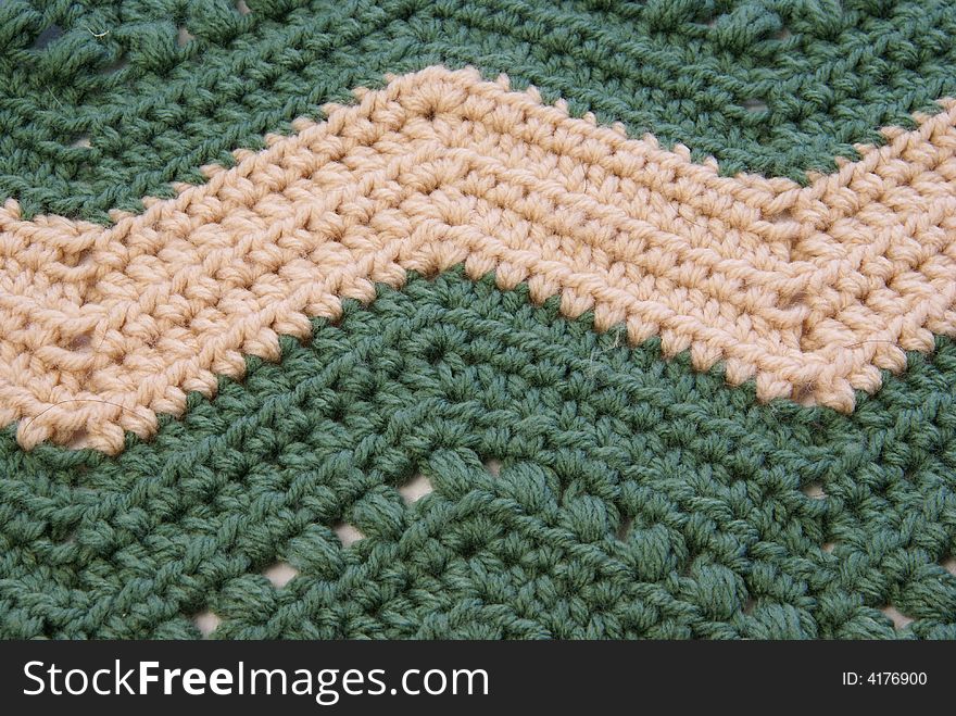 Wavy crochet pattern texture for use as background and design elements.