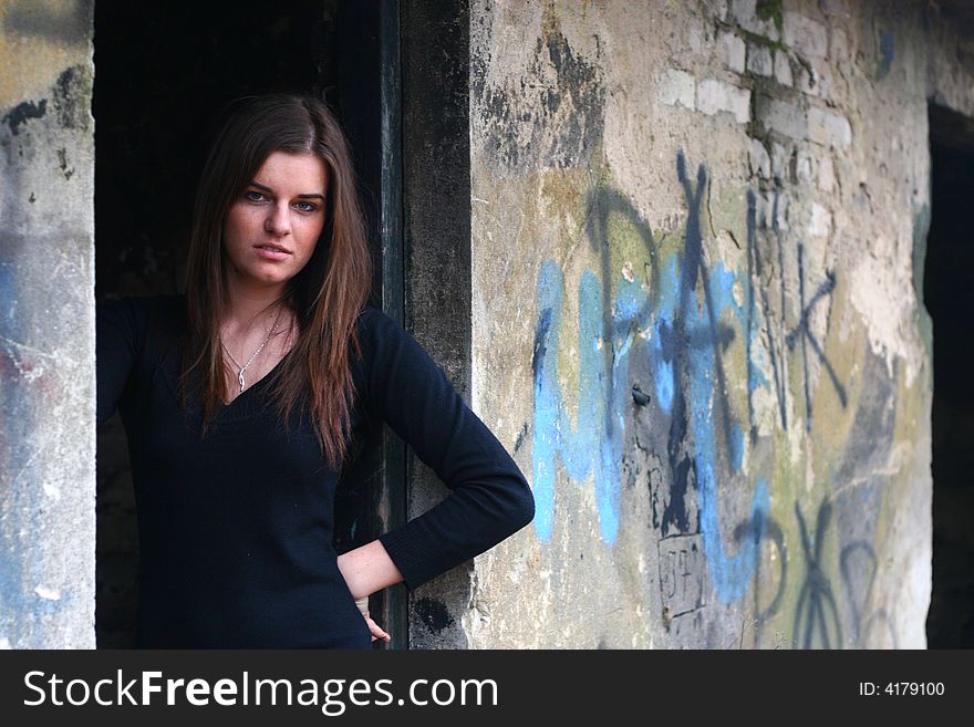 Young Girl In The Ruins8