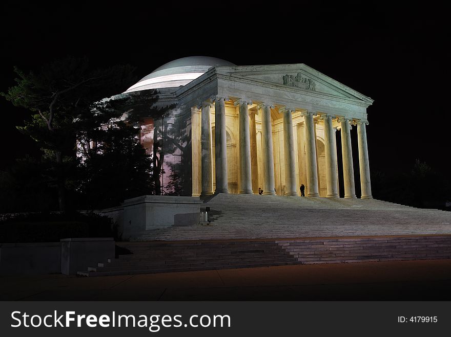 Jefferson Memorial At Night 03