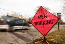 Men Working Sign 03 Royalty Free Stock Images Men Working Sign 03 Royalty Free Stock Images