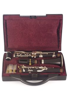 Clarinet And Case Stock Photography