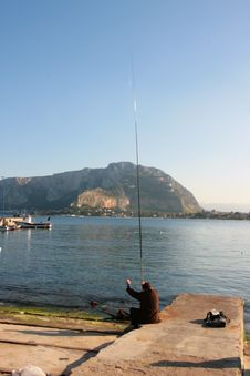 Fisherman Royalty Free Stock Photography Fisherman Royalty Free Stock Photography
