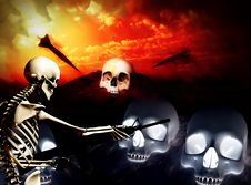 War Skeleton War Background 3 Stock Photography War Skeleton War Background 3 Stock Photography