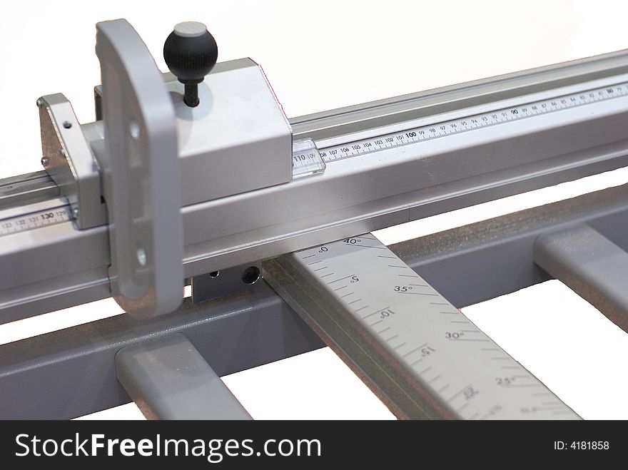 Precise metal scale of cutting machine