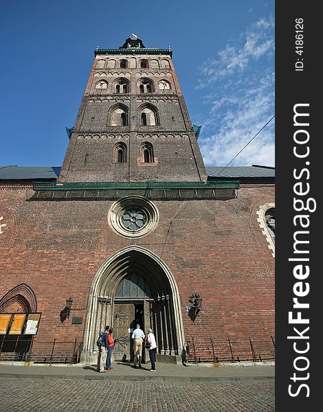 Riga Cathedral Entrance