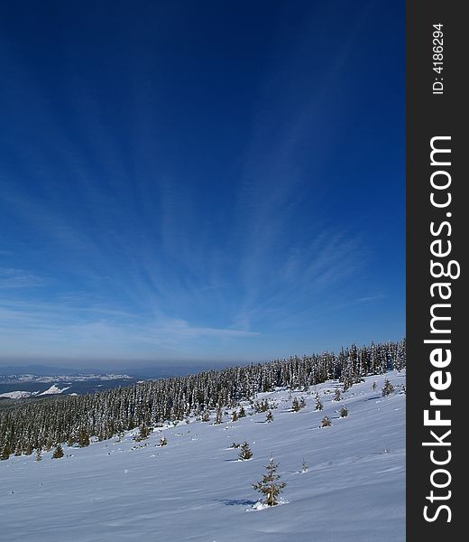 Photo was taken during the winter 2007 in Tatra Mountains, Poland. Photo was taken during the winter 2007 in Tatra Mountains, Poland