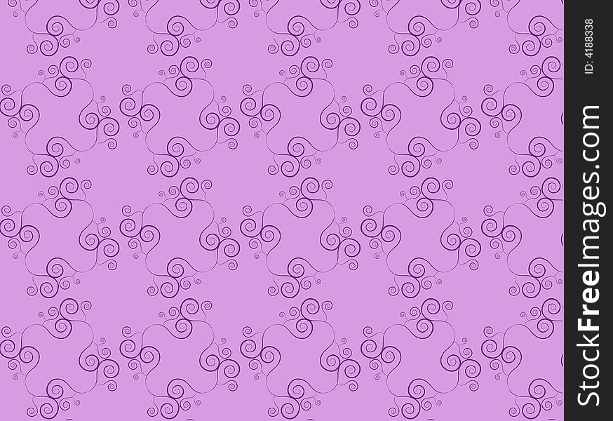 Ornament Pattern Violet
