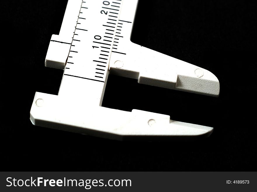 Stock picture of a caliper to measure. Stock picture of a caliper to measure