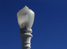 Lamp Against A Blue Sky Stock Image