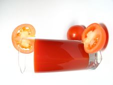 Tomatos Juice Royalty Free Stock Images