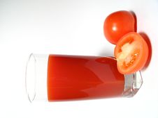 Tomatos Juice Royalty Free Stock Image