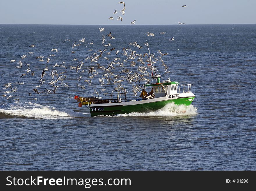 Scarborough fishing boat