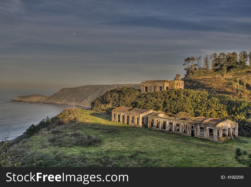 Old mine in the north os spain. Near the cantabric coast.