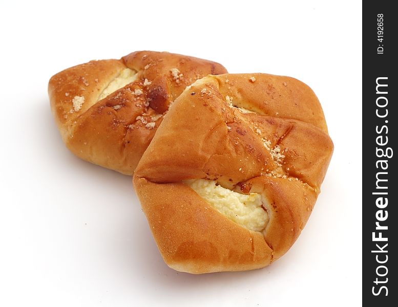 Buns filled with cottage cheese