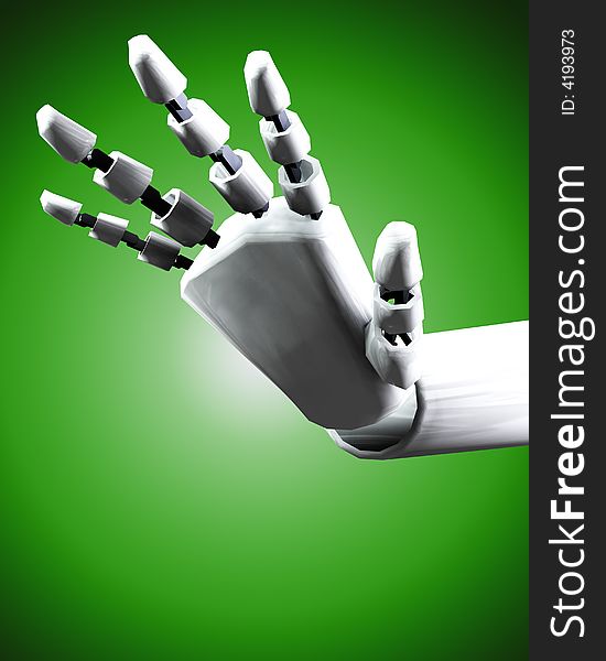 A conceptual image of a robot hand, it would be good for technology concepts. A conceptual image of a robot hand, it would be good for technology concepts.