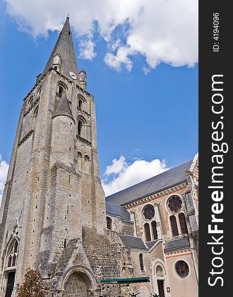 Church in Langeais, Loire Valley, France.