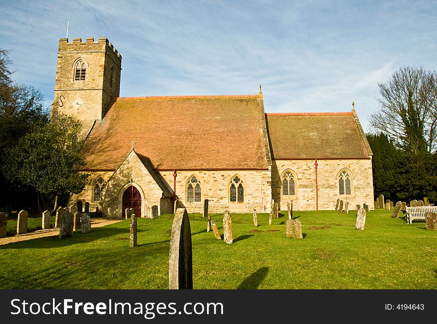 Rural church - traditional place of religious worship. Rural church - traditional place of religious worship