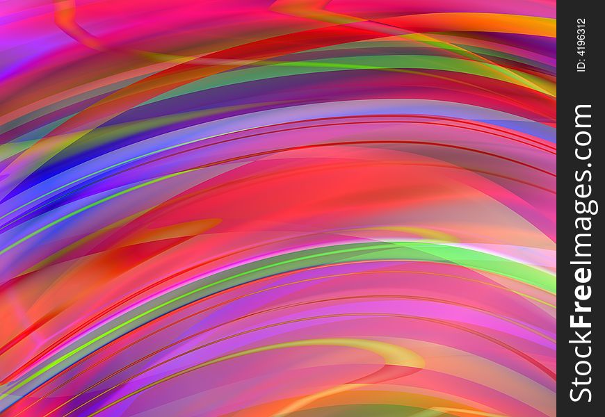 Computer generated abstract wavy background