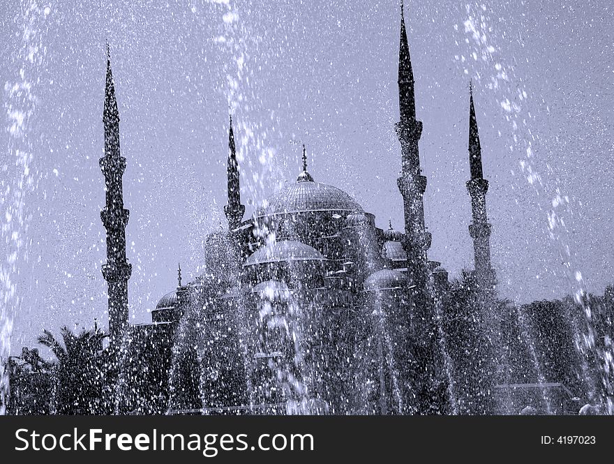 Photo of the Blue Mosque, Istanbul.