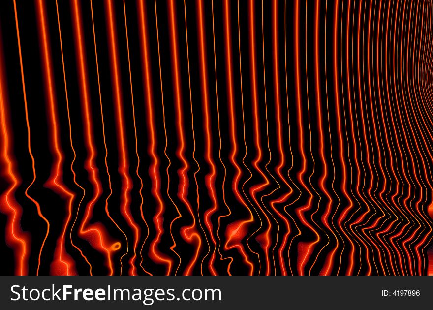 Lava Streams Digitally Generated Fractal Background. Lava Streams Digitally Generated Fractal Background