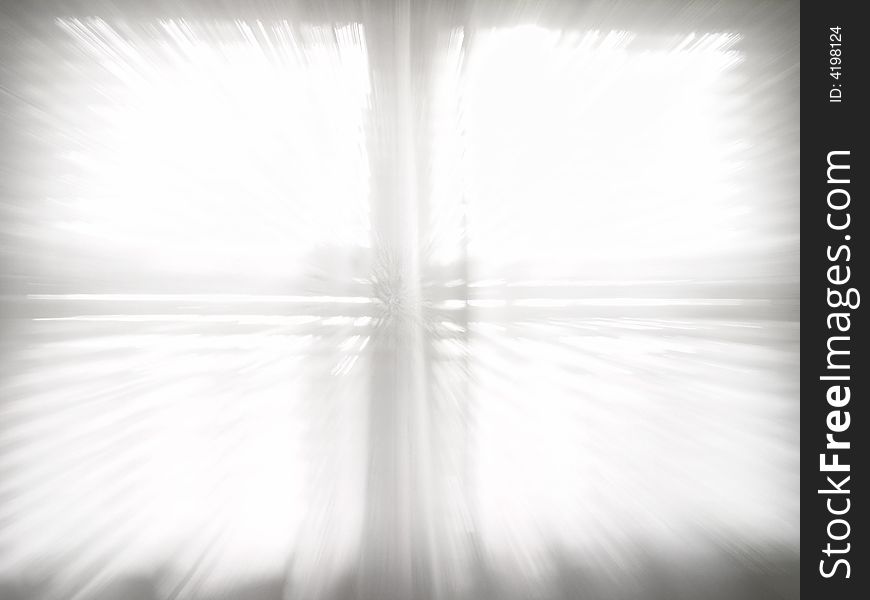 Bright White Window Zooming In