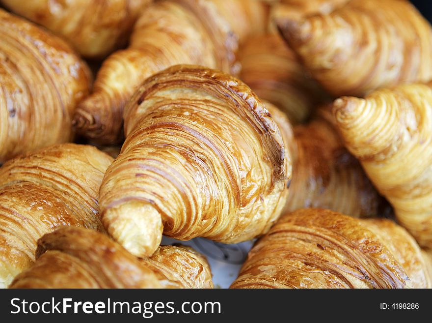 Fresh and tasty french Croissant. Fresh and tasty french Croissant