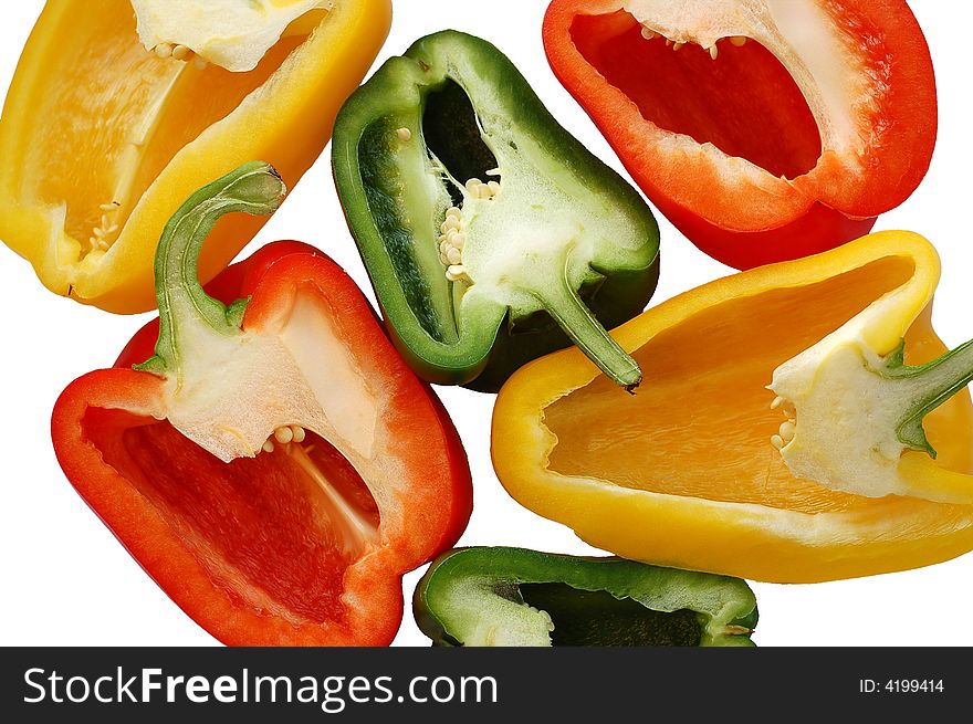 Peppers, food, red, eat, white, plant