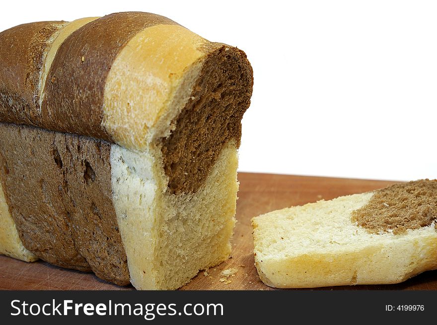 Fresh, home-made whole wheat bread.