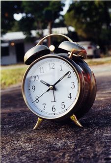 Classic Alarm Clock Royalty Free Stock Photography Classic Alarm Clock Royalty Free Stock Photography