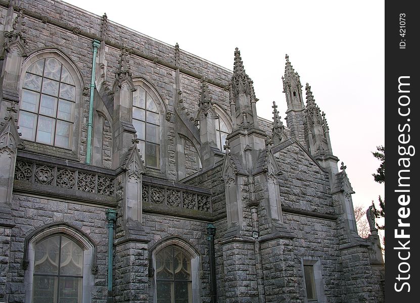 Side View Of Church