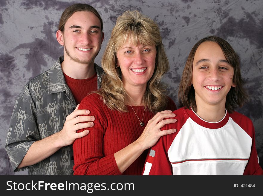 Mom & Sons Portrait 1