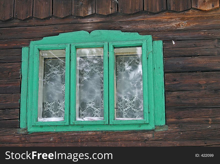 Green Window Detail
