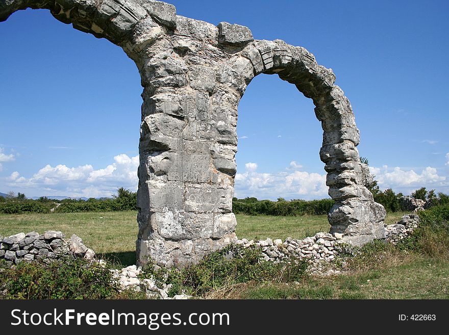 Ancient ruins in south Croatia