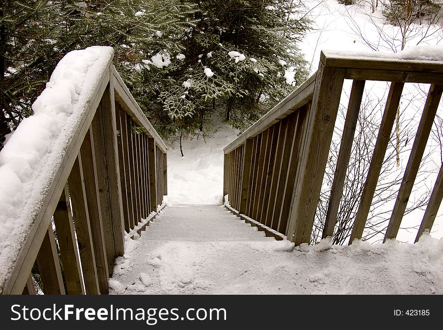 Winter Stairs