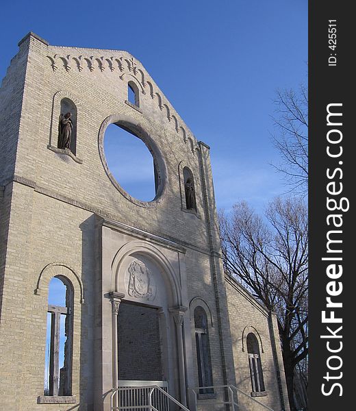 Monastary Ruins In St. Norbert