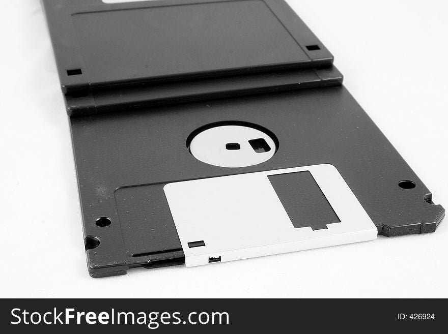 Floppy Discs isolated. Floppy Discs isolated