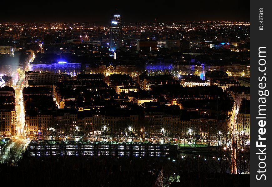 Centre of lyon in france. Centre of lyon in france