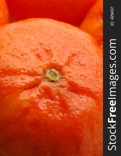 Zesty tangerine macro shot with micro nikkor2.8 lens