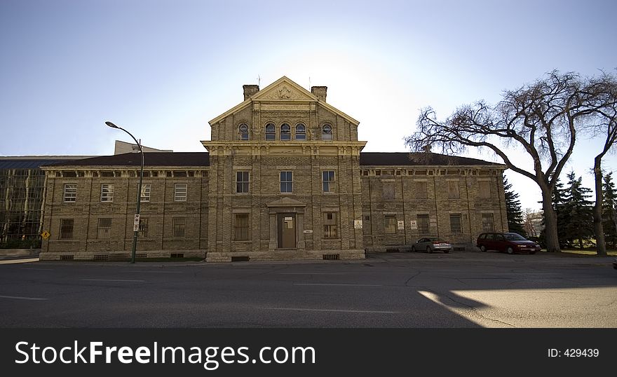 An old stately government building. An old stately government building