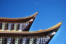 Double Eaves And Dougong Royalty Free Stock Photo Double Eaves And Dougong Royalty Free Stock Photo