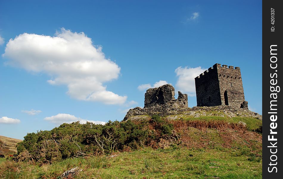 A view of dolwyddelan castle in snowdonia, north wales. A view of dolwyddelan castle in snowdonia, north wales.