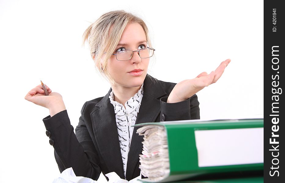 Businesswoman In Office