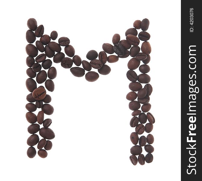 Coffee Letter M