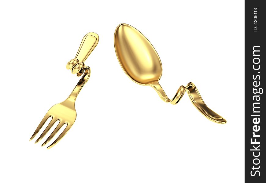 Bend spoon and fork