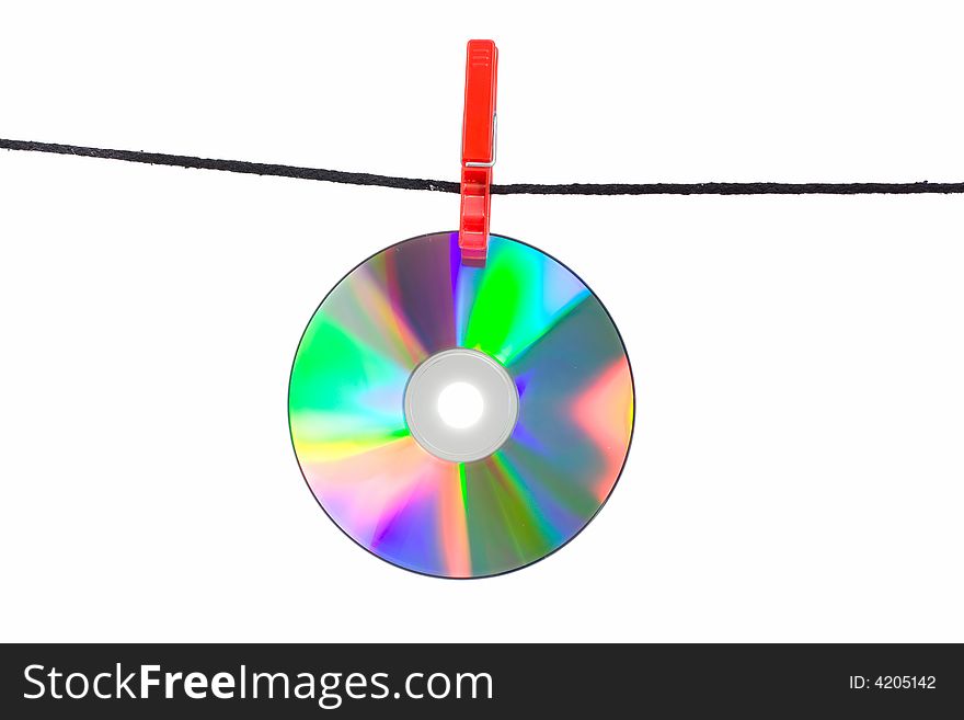 Cd on clothes line 2