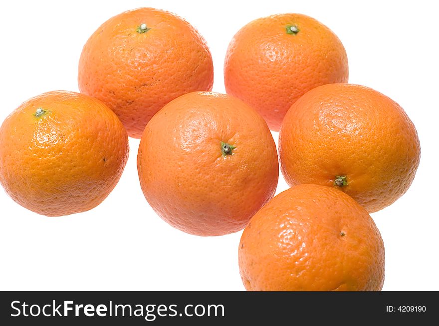 Object on white food Fruit mandarin. Object on white food Fruit mandarin