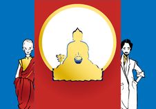 Job Series - Tibetan Therapist Stock Images Job Series - Tibetan Therapist Stock Images
