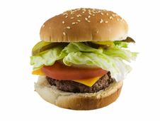 Cheeseburger Royalty Free Stock Photography Cheeseburger Royalty Free Stock Photography