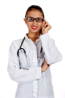 Female Doctor Smiling Stock Photo Female Doctor Smiling Stock Photo