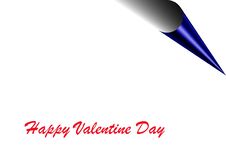 Happy Valentine Day Letter Royalty Free Stock Image